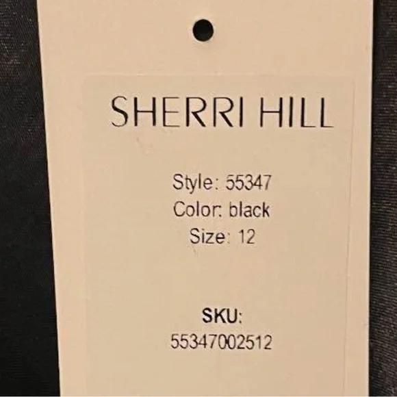 Sherri Hill Black Lace Prom Dress - Picture 4 of 4